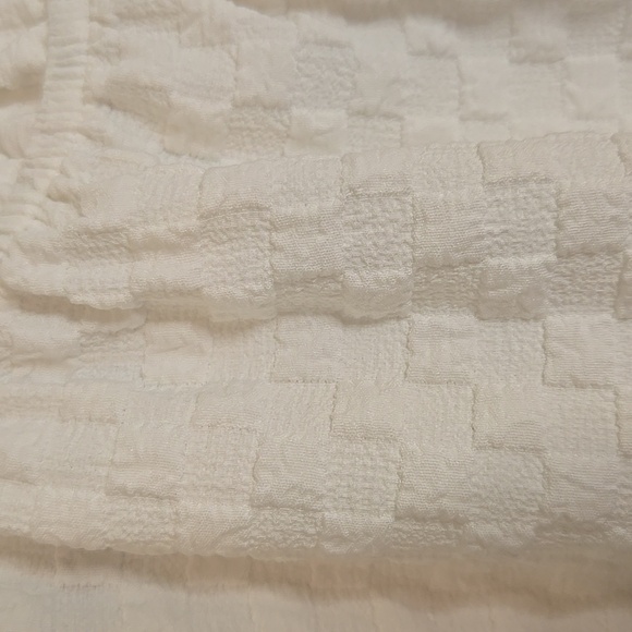 Ces Femme White Ruffle Tank Size Large - Picture 5 of 7